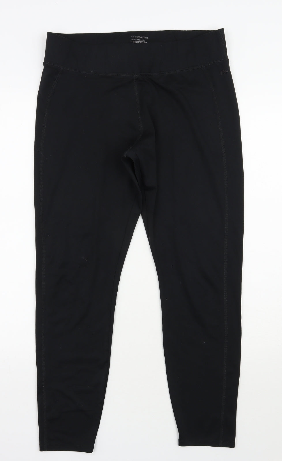 Dunnes Stores Womens Black  Polyester Compression Leggings Size L L27 in Regular Pullover