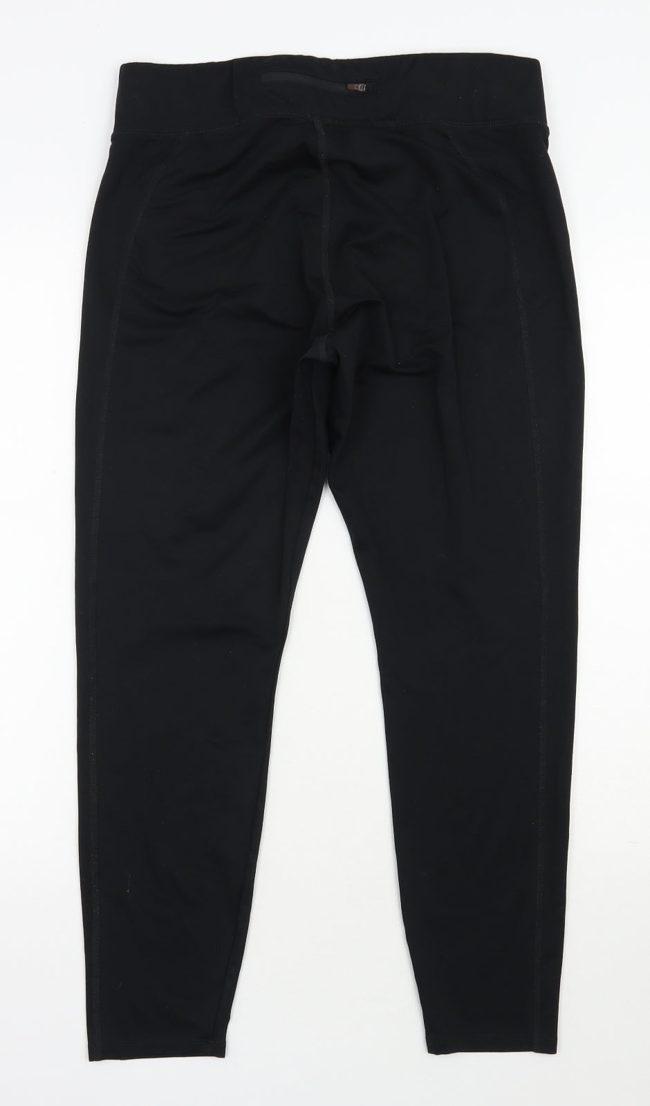 Dunnes Stores Womens Black  Polyester Compression Leggings Size L L27 in Regular Pullover