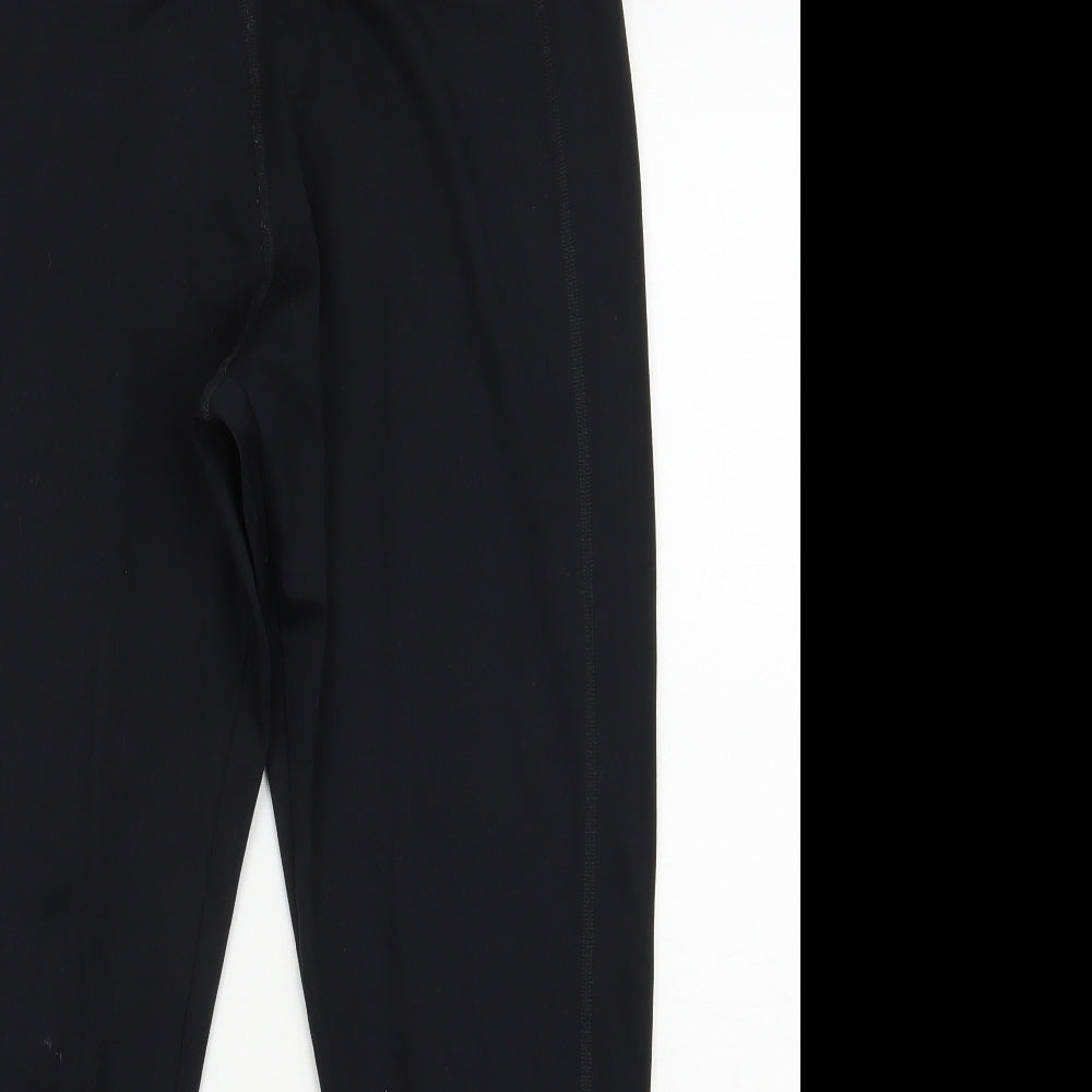 Dunnes Stores Womens Black  Polyester Compression Leggings Size L L27 in Regular Pullover