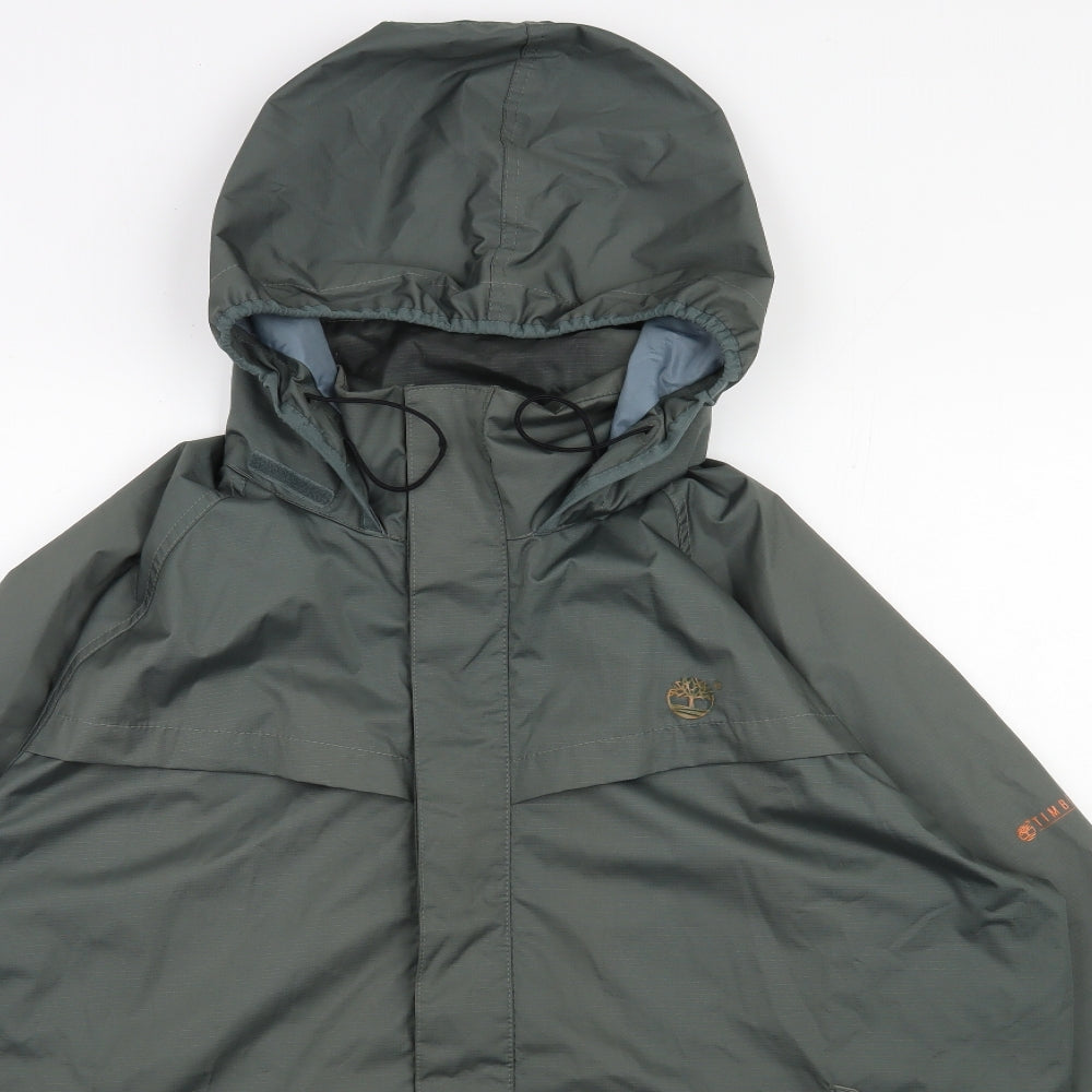 Timberland Mens Green   Anorak Coat Size XL  Zip