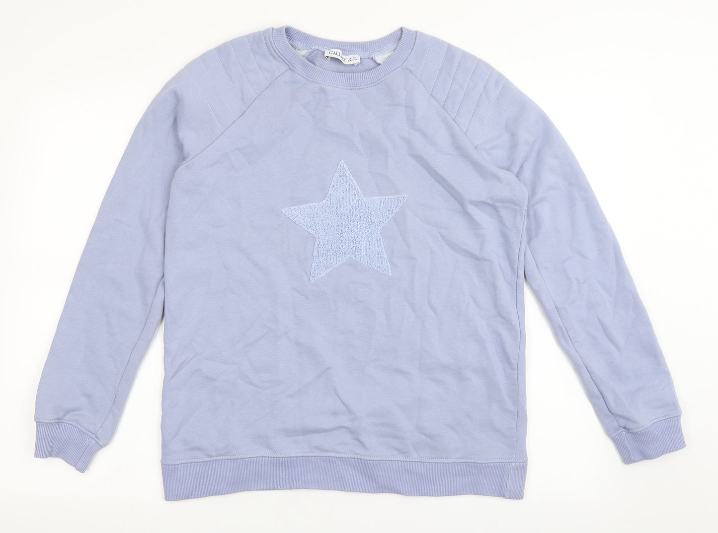 Gallery Womens Blue   Pullover Sweatshirt Size XS  Pullover