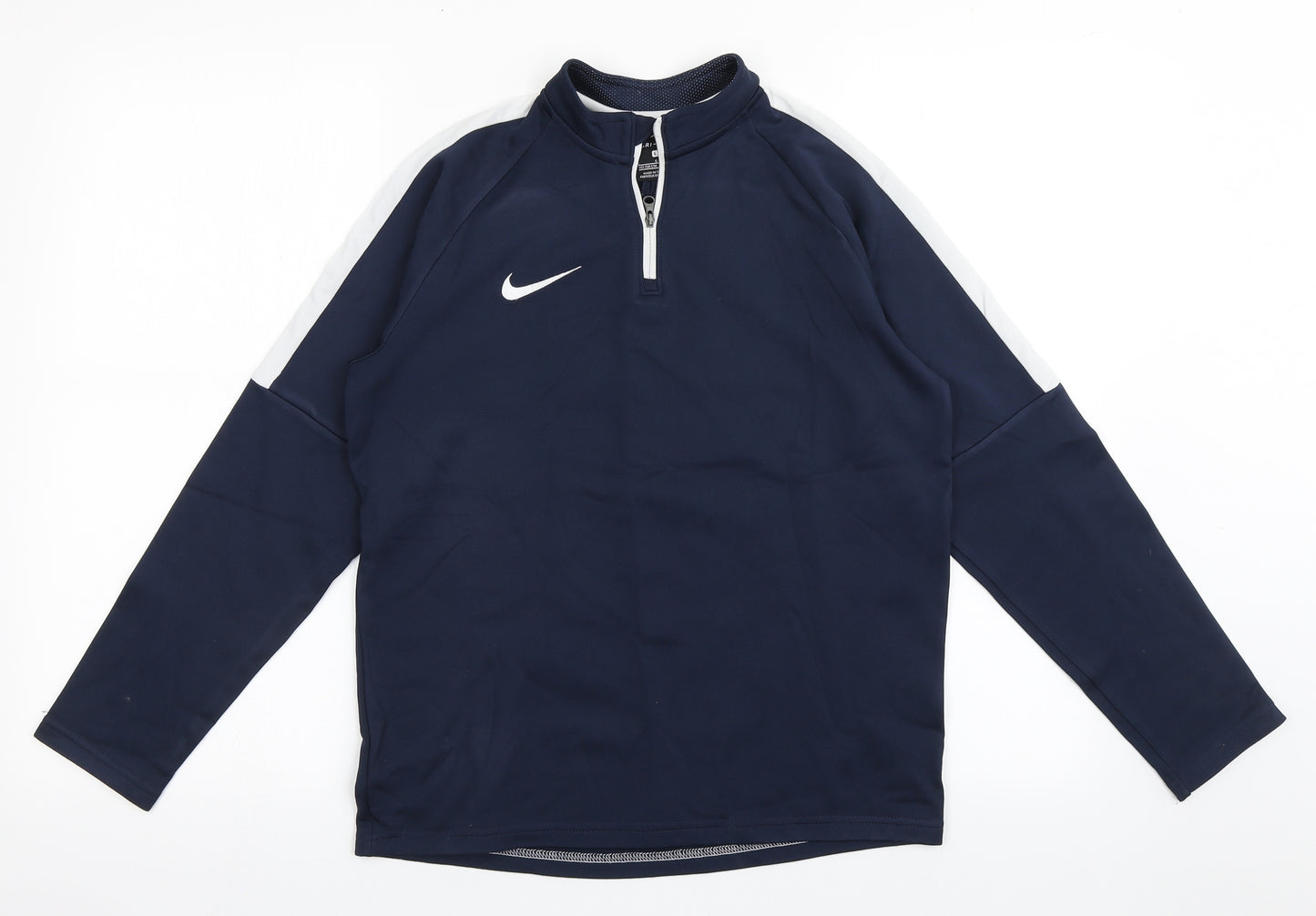 Nike Boys Blue  100% Polyester Pullover Sweatshirt Size L  Pullover