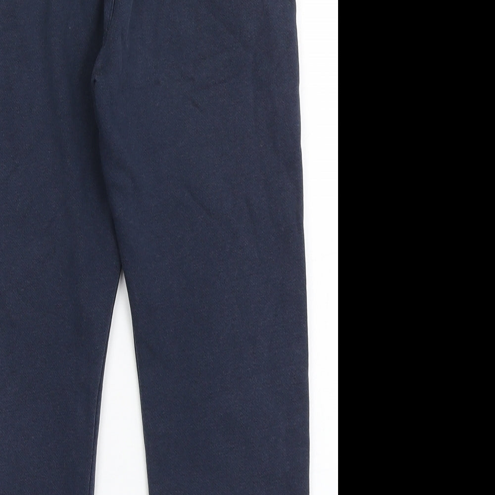 Zara Boys Blue  Cotton Jogger Trousers Size 6 Years  Regular Drawstring