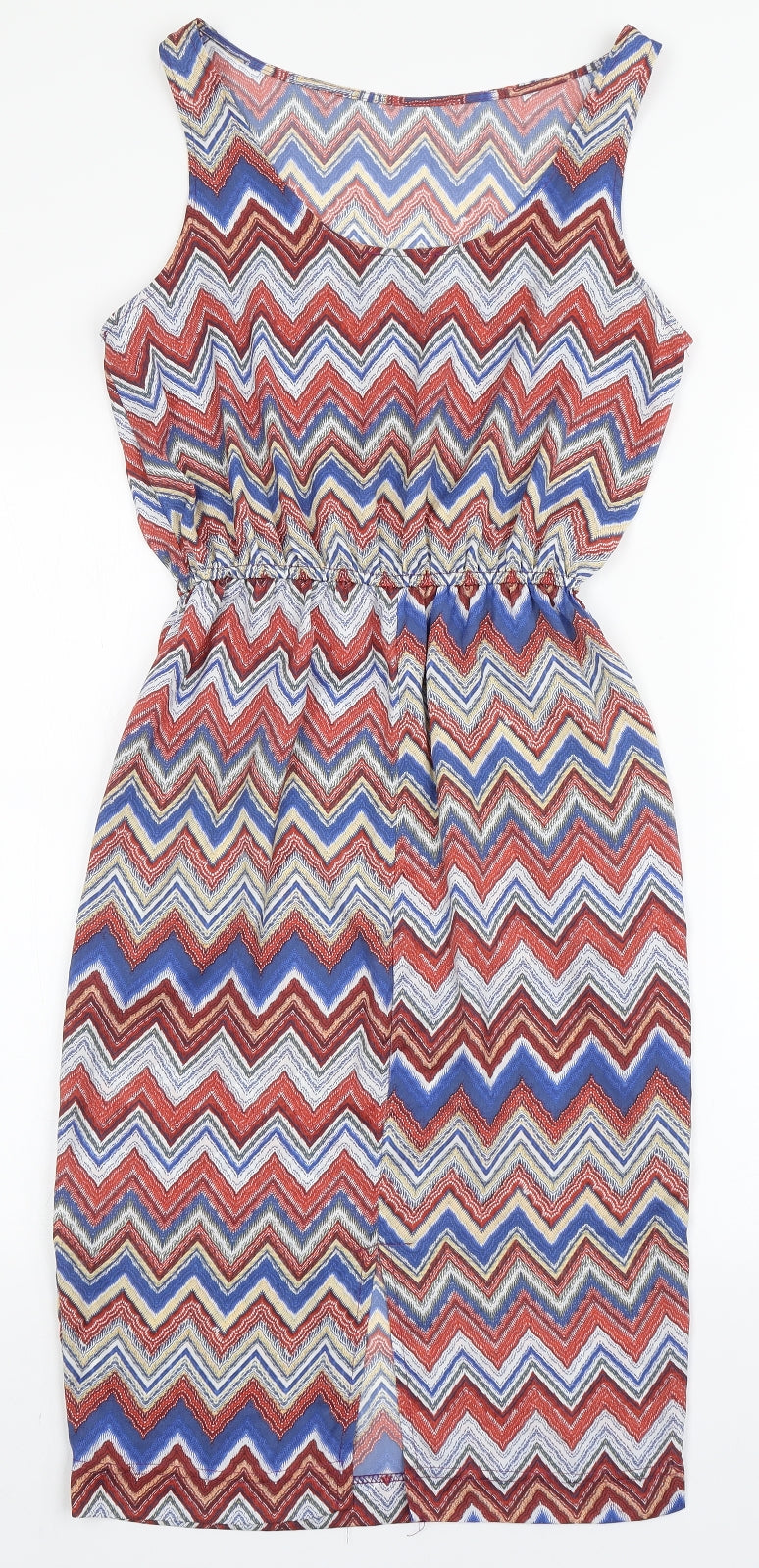 River Island Womens Multicoloured  Polyester Sheath  Size 8  Roll Neck Pullover