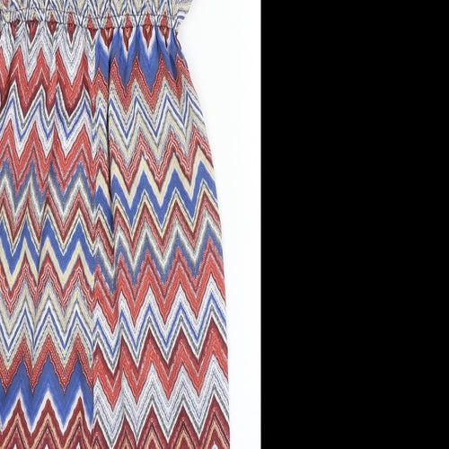 River Island Womens Multicoloured  Polyester Sheath  Size 8  Roll Neck Pullover