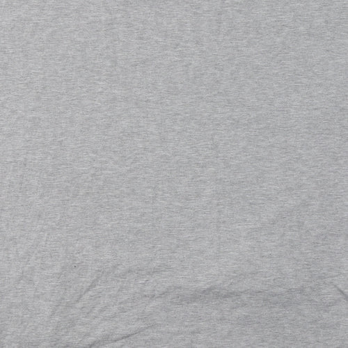 Gallery Womens Grey Colourblock Polyester  Blouse Size M Round Neck