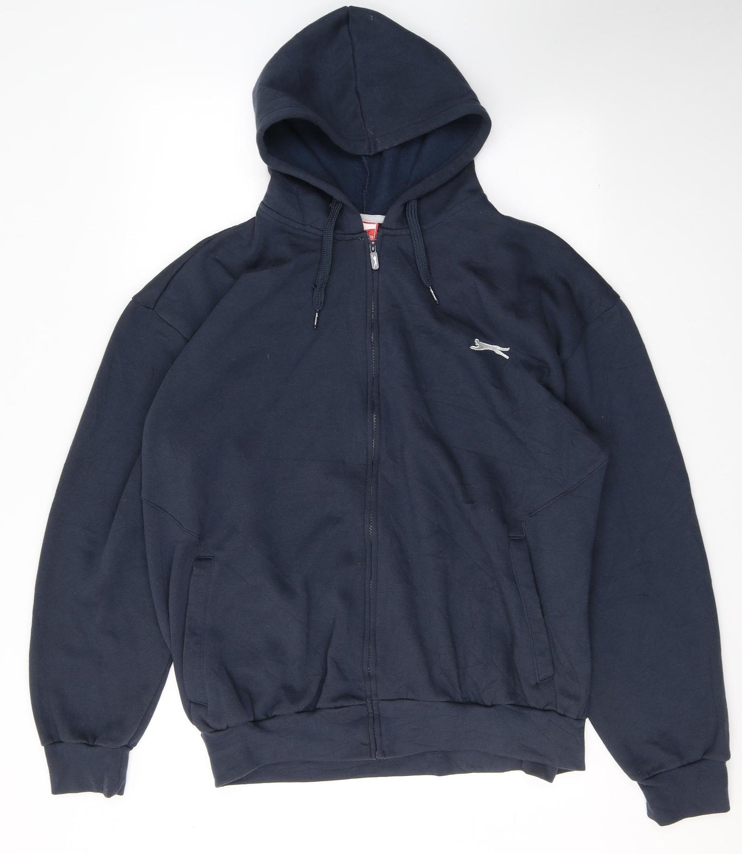Slazenger Mens Blue  Cotton Full Zip Hoodie Size XL