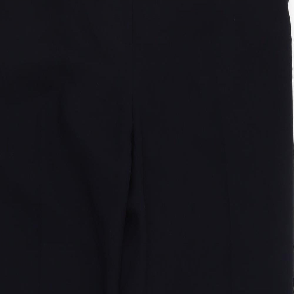 Linea Womens Blue  Polyester Trousers  Size 16 L30 in Regular Zip