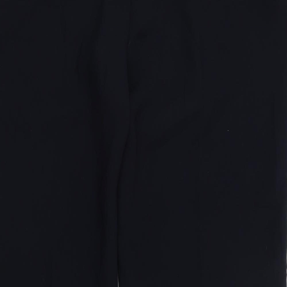Linea Womens Blue  Polyester Trousers  Size 16 L30 in Regular Zip