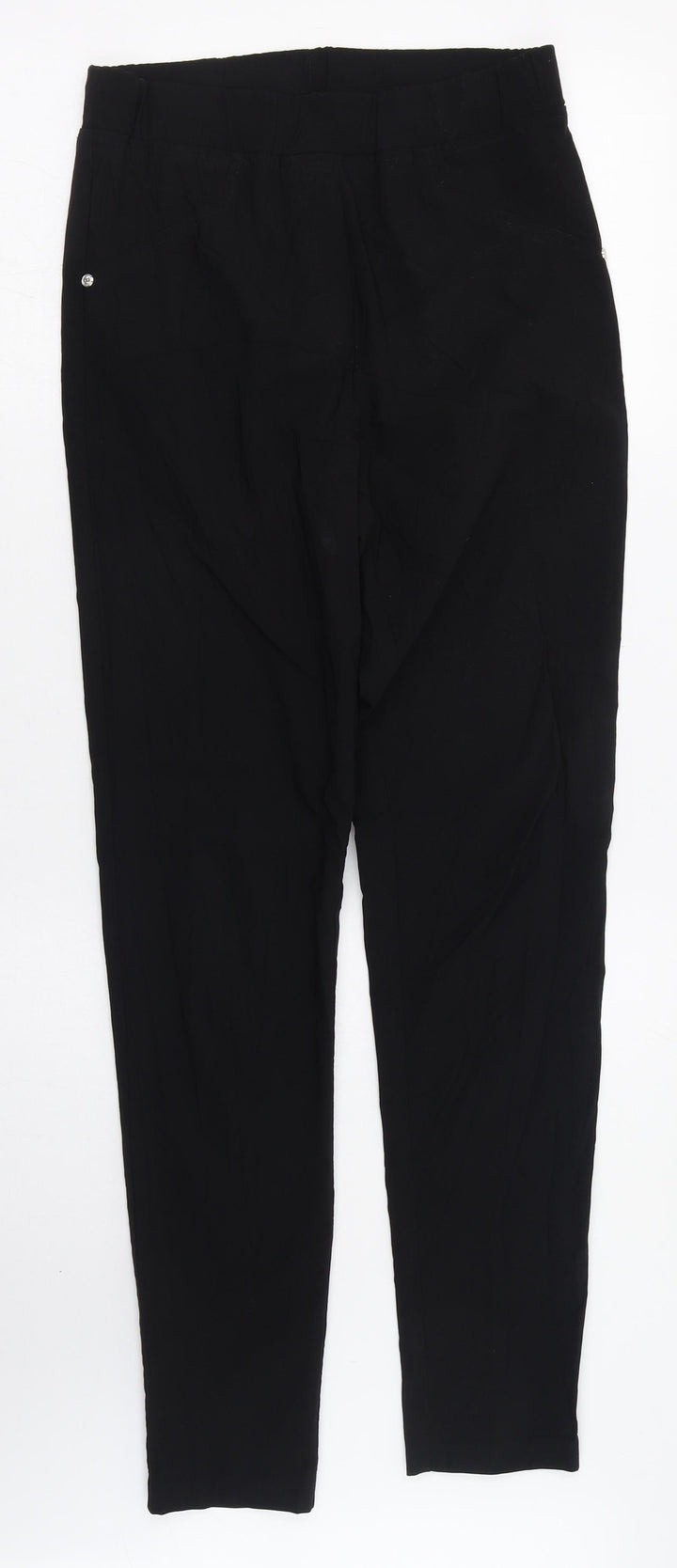 James Lakeland Womens Black Viscose Carrot Leggings Size 10 L28 in