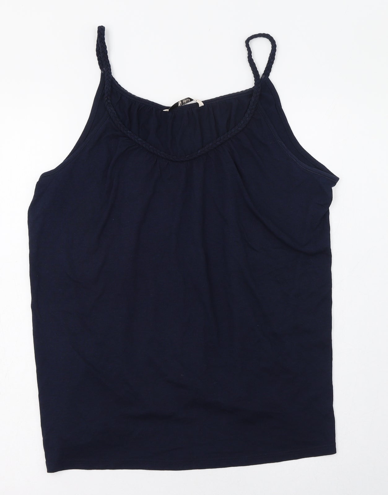 TU Womens Blue  Modal Camisole Tank Size 16 Round Neck