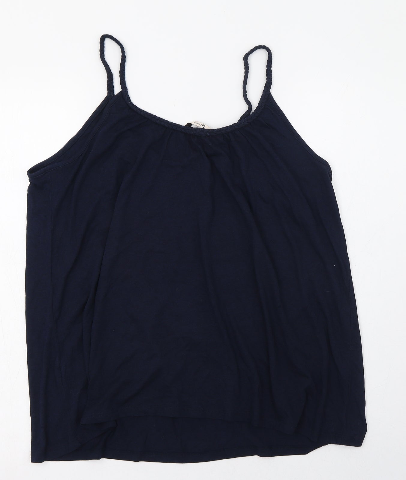 TU Womens Blue  Modal Camisole Tank Size 16 Round Neck