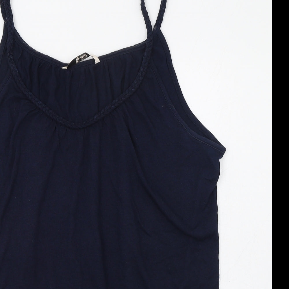 TU Womens Blue  Modal Camisole Tank Size 16 Round Neck