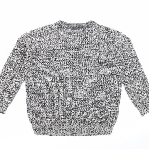 Atmosphere Womens Grey Crew Neck  Acrylic Pullover Jumper Size 8