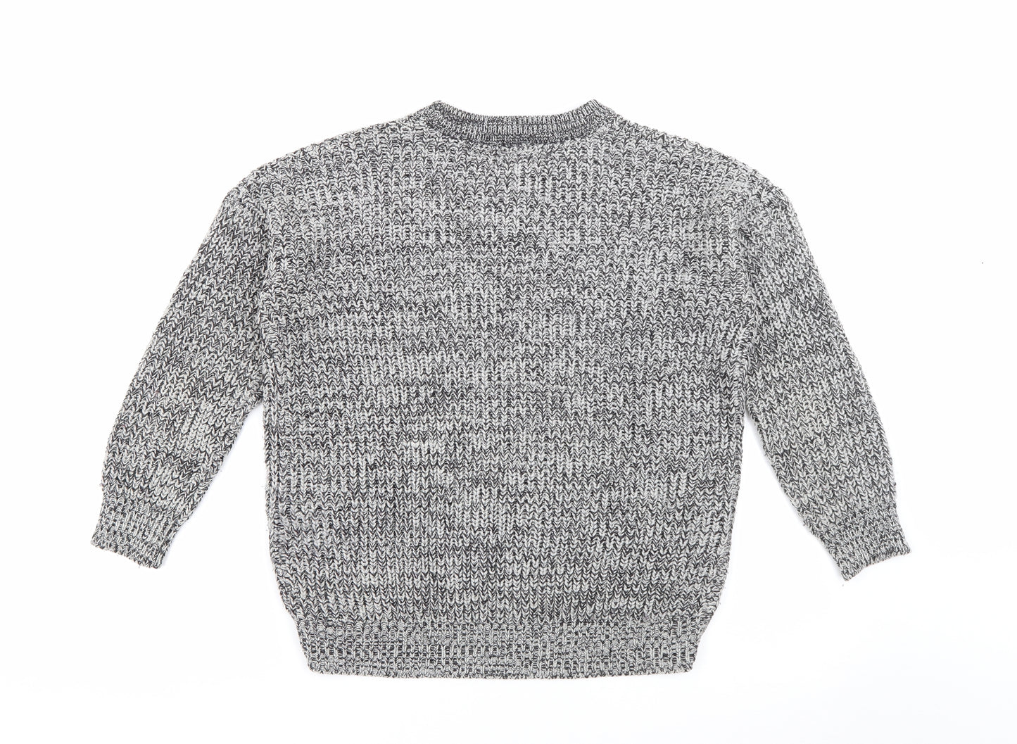 Atmosphere Womens Grey Crew Neck  Acrylic Pullover Jumper Size 8