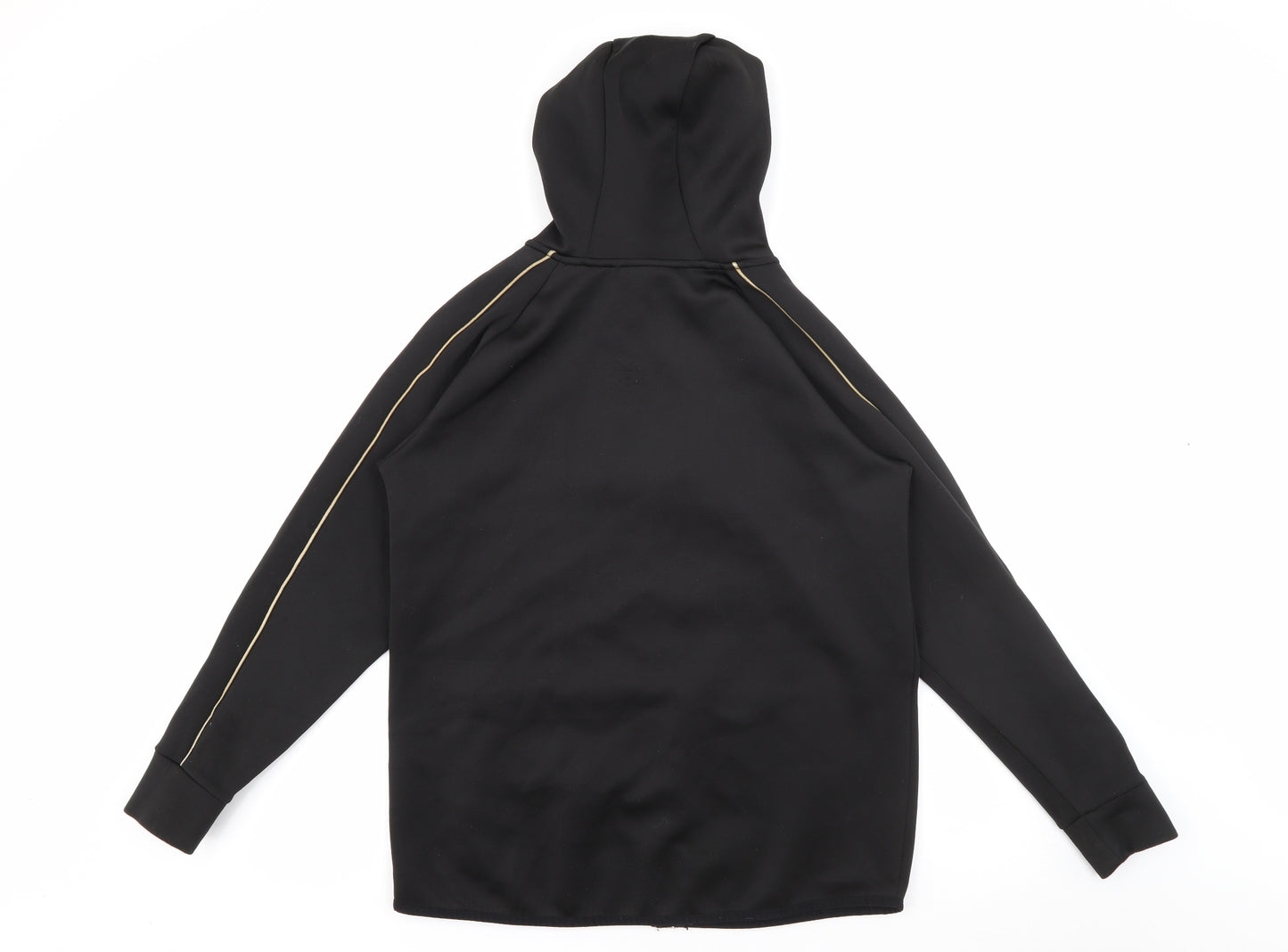 Sonneti Boys Black  Polyester Full Zip Hoodie Size 13-14 Years  Zip