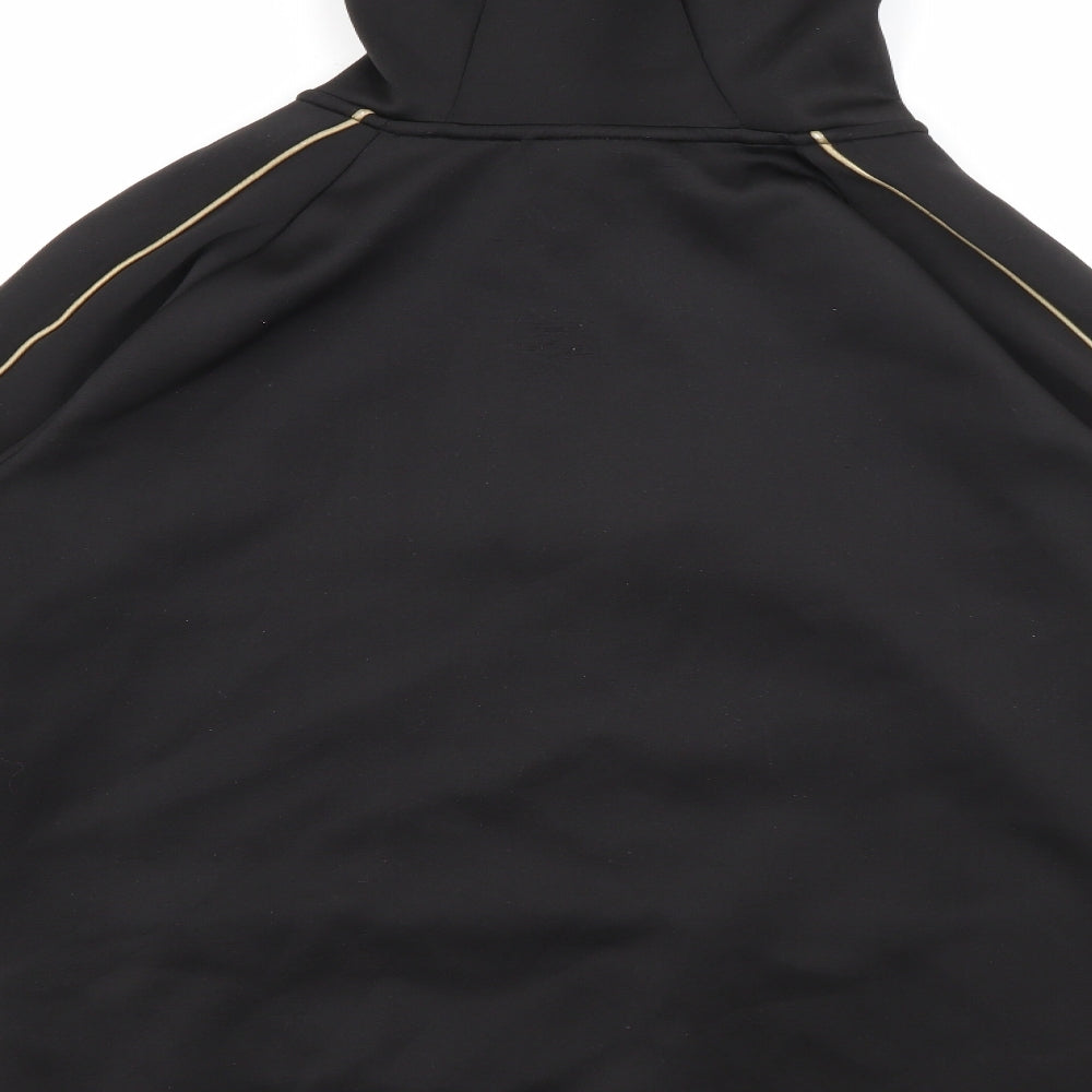 Sonneti Boys Black  Polyester Full Zip Hoodie Size 13-14 Years  Zip
