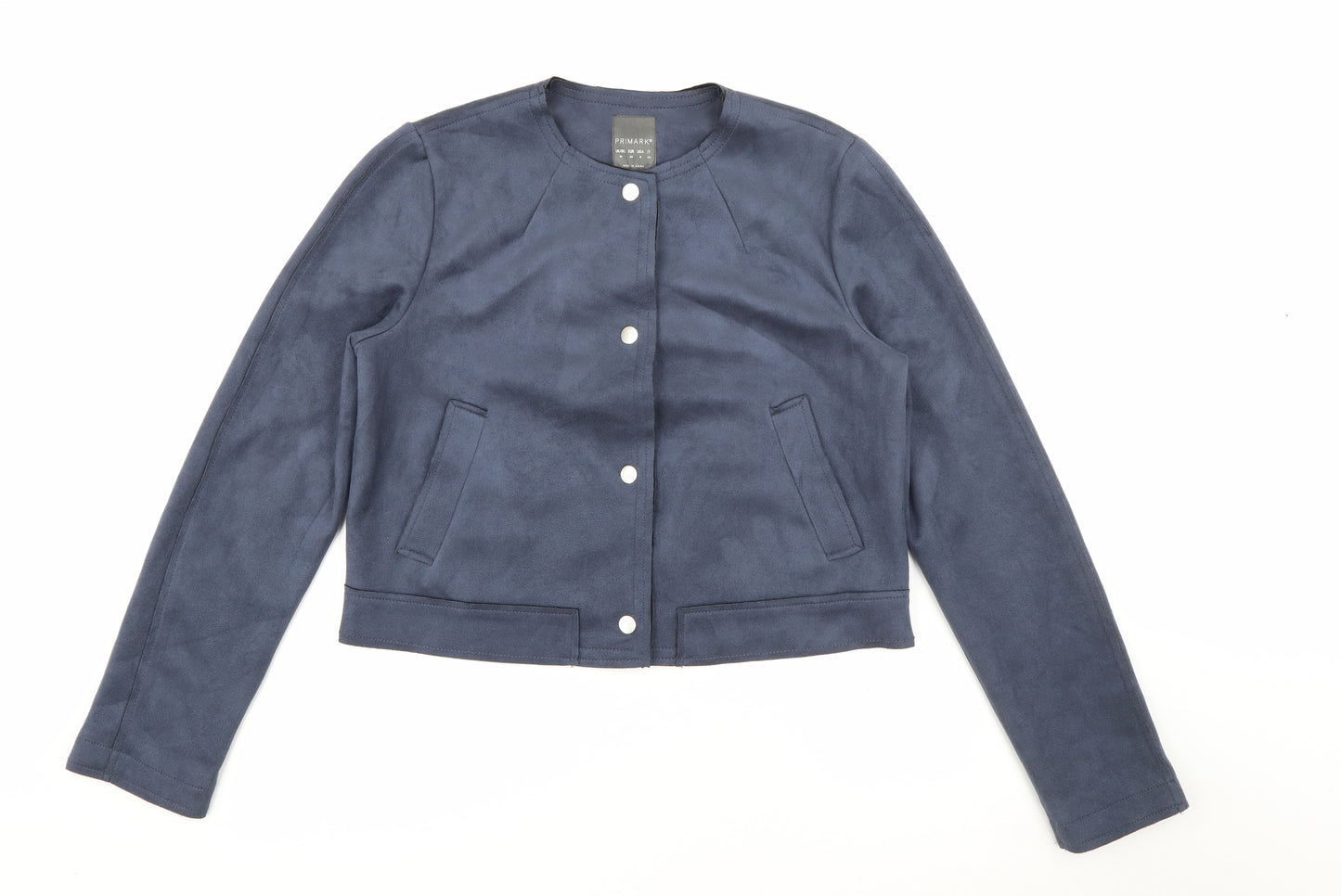 Primark Womens Blue   Jacket  Size 10  Snap
