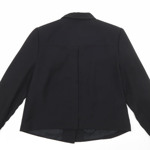 Maggy London Womens Black   Jacket  Size 10  Button