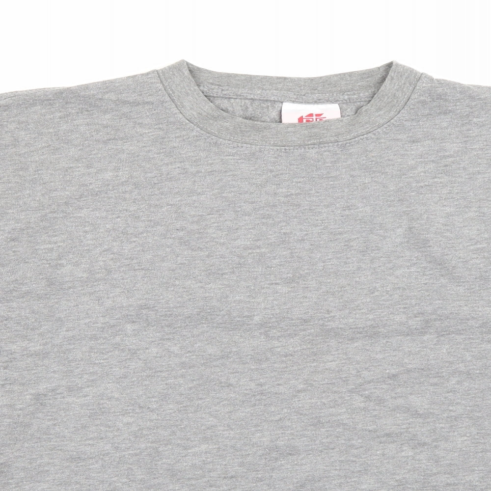 C4S Mens Grey  Polyester Pullover Sweatshirt Size M