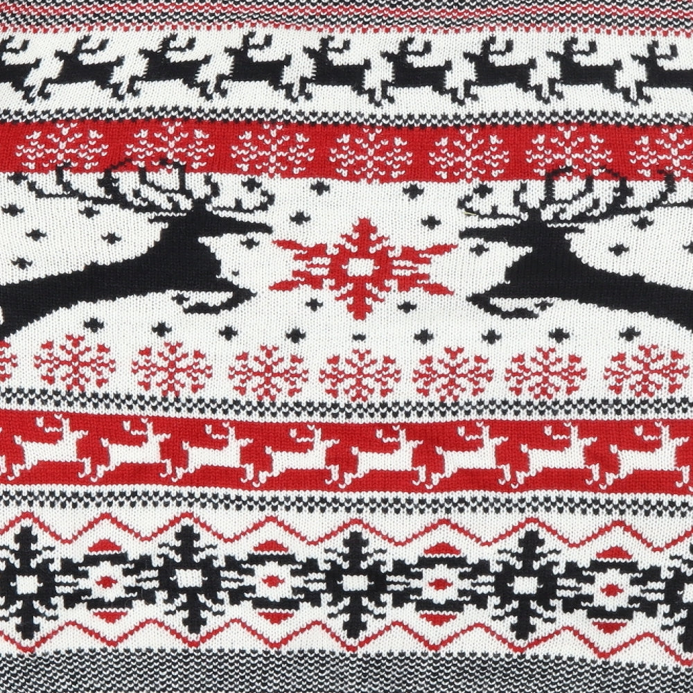 Studio Mens Red Crew Neck  Acrylic Pullover Jumper Size XL   - Christmas Jumper