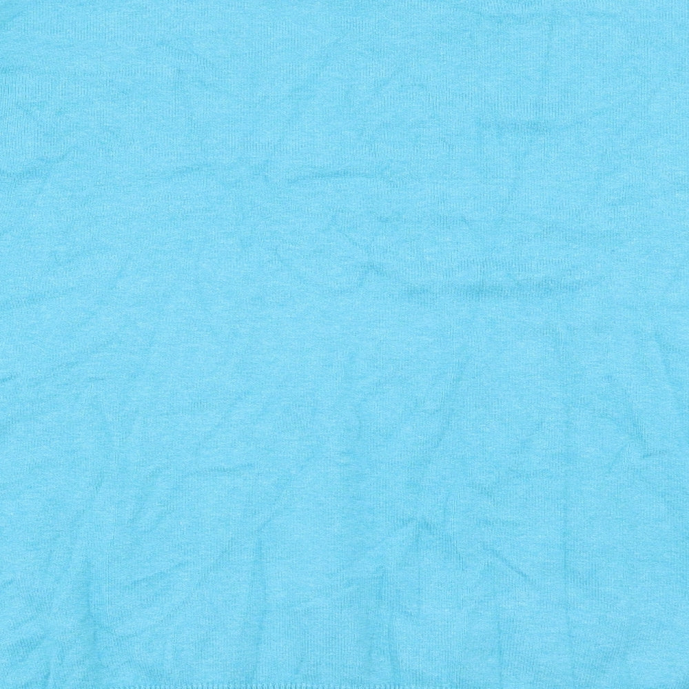 TU Mens Blue V-Neck  Cotton Pullover Jumper Size 2XL