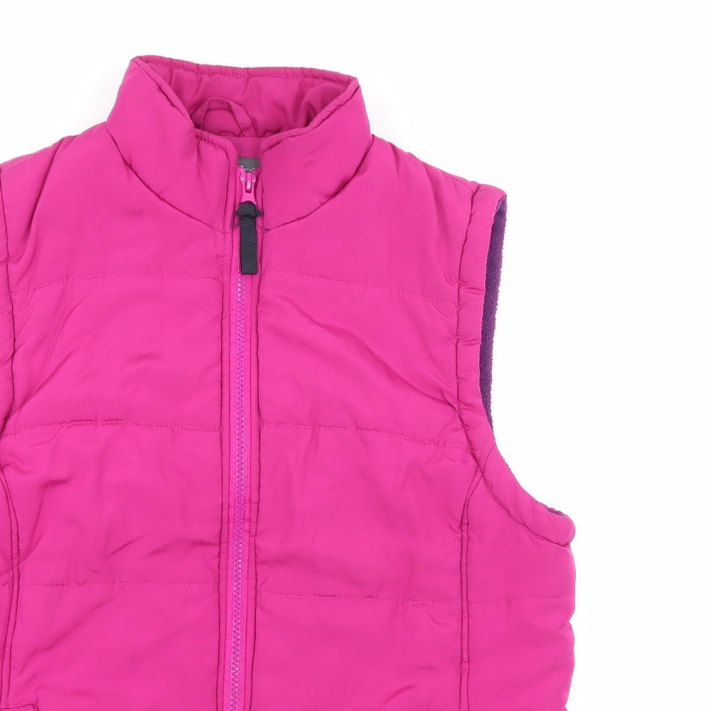 Dales Collection Womens Pink   Gilet Coat Size 14  Zip