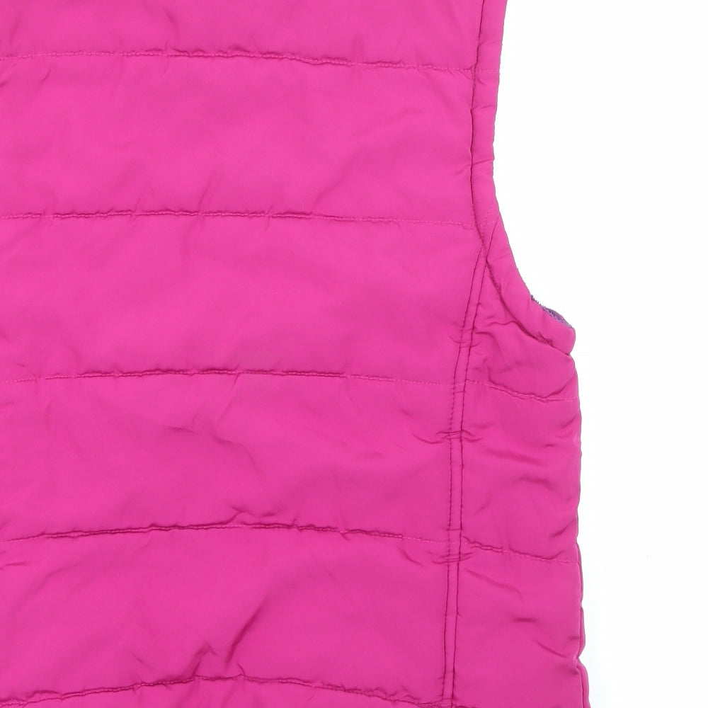 Dales Collection Womens Pink   Gilet Coat Size 14  Zip
