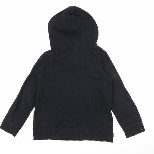 Coccodrillo Girls Black  Cotton Pullover Hoodie Size 11 Years  Zip