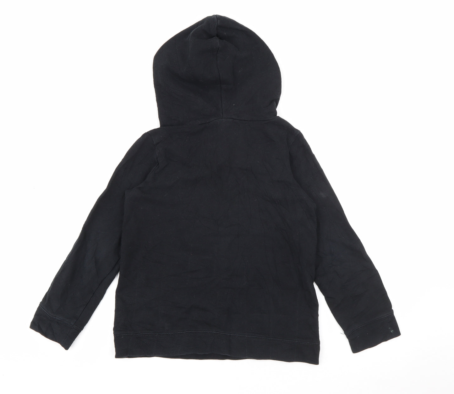 Coccodrillo Girls Black  Cotton Pullover Hoodie Size 11 Years  Zip