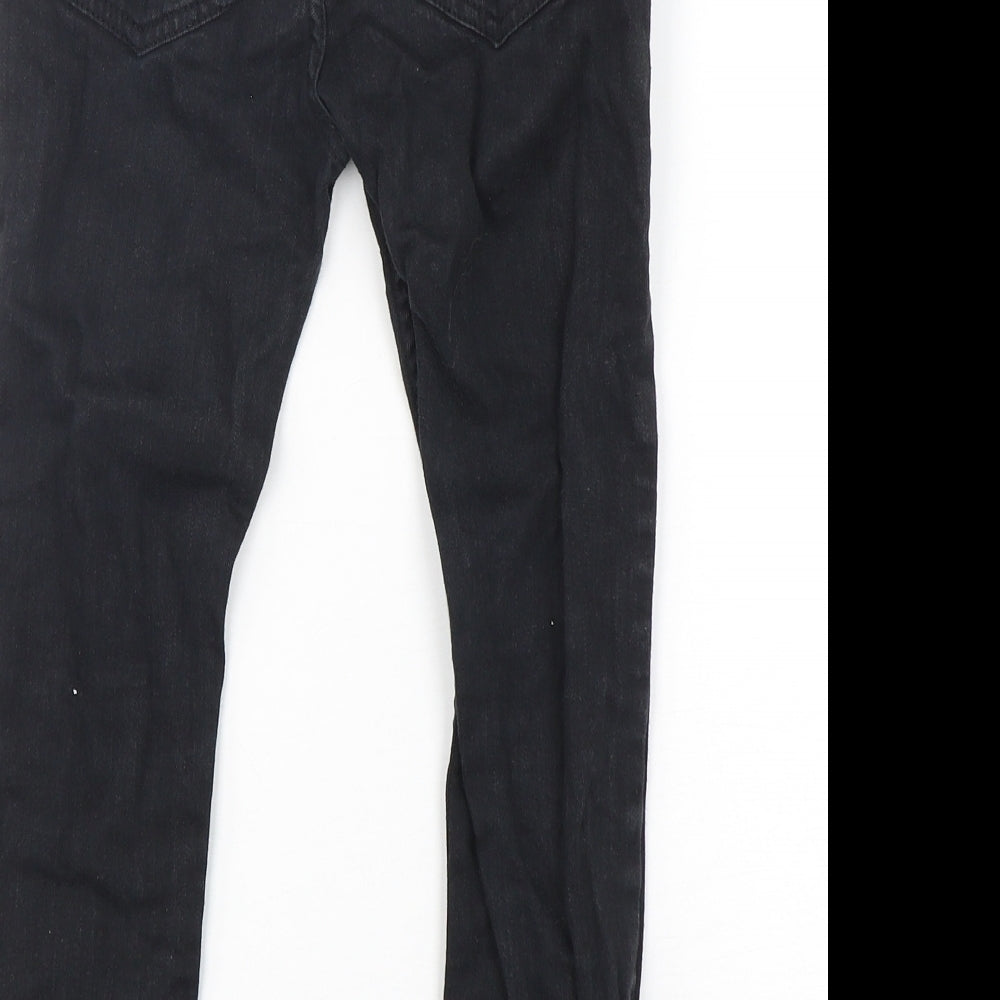 Denim Co Boys Black  Cotton Skinny Jeans Size 8-9 Years  Regular
