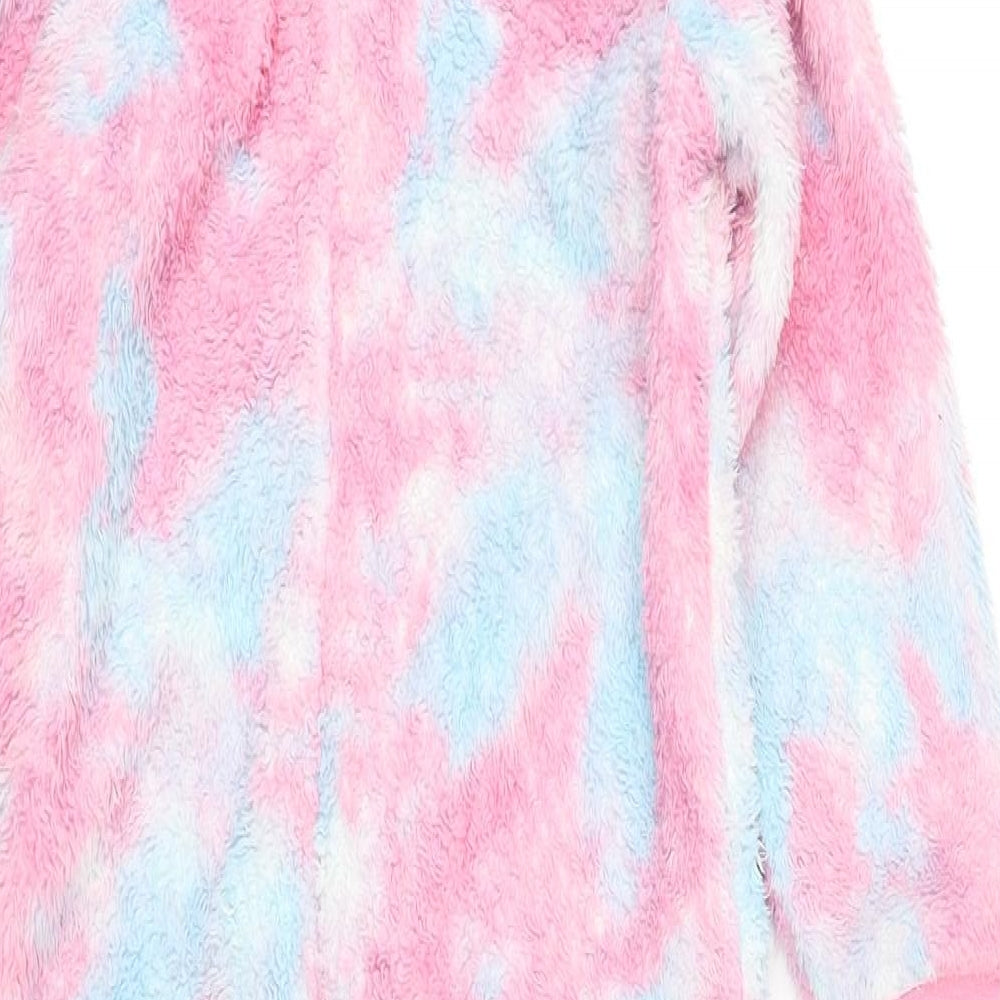 TU Girls Multicoloured Geometric Polyester  One Piece Size 6-7 Years  Zip - Unicorn