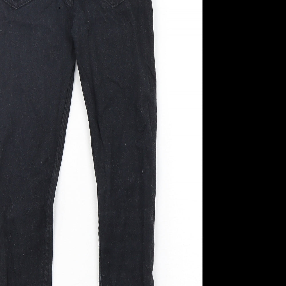 Denim Co Boys Black  Cotton Skinny Jeans Size 8-9 Years  Regular Button