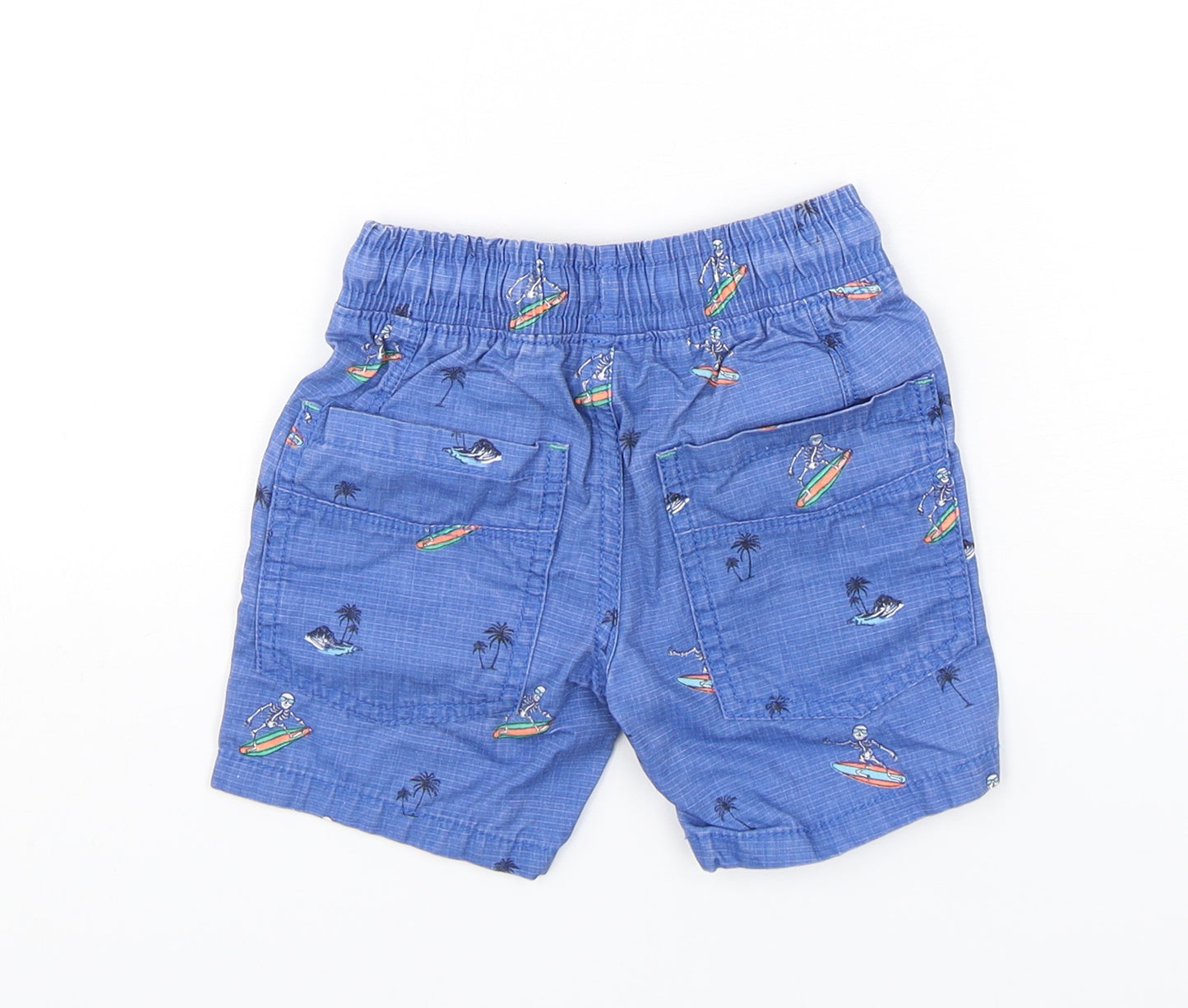 NEXT Boys Blue  Cotton Chino Shorts Size 3 Years  Regular  - Surfing