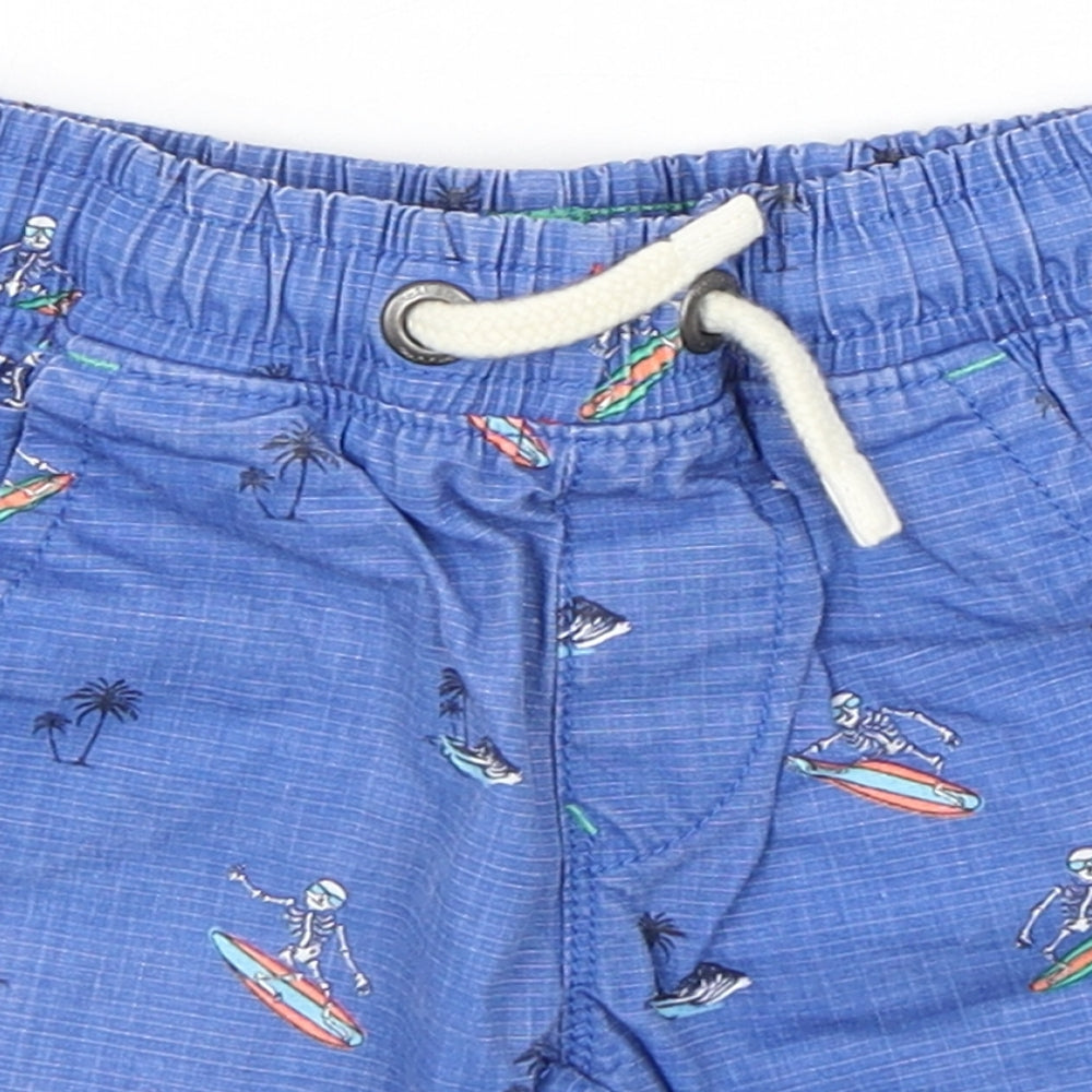 NEXT Boys Blue  Cotton Chino Shorts Size 3 Years  Regular  - Surfing