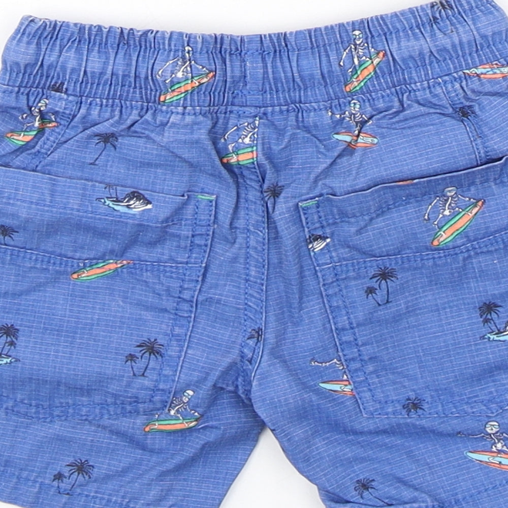 NEXT Boys Blue  Cotton Chino Shorts Size 3 Years  Regular  - Surfing