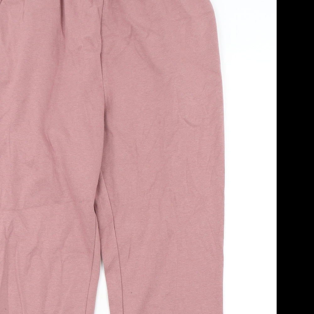 Very Womens Pink  Polyester Sweatpants Trousers Size 16 L28 in Regular Drawstring