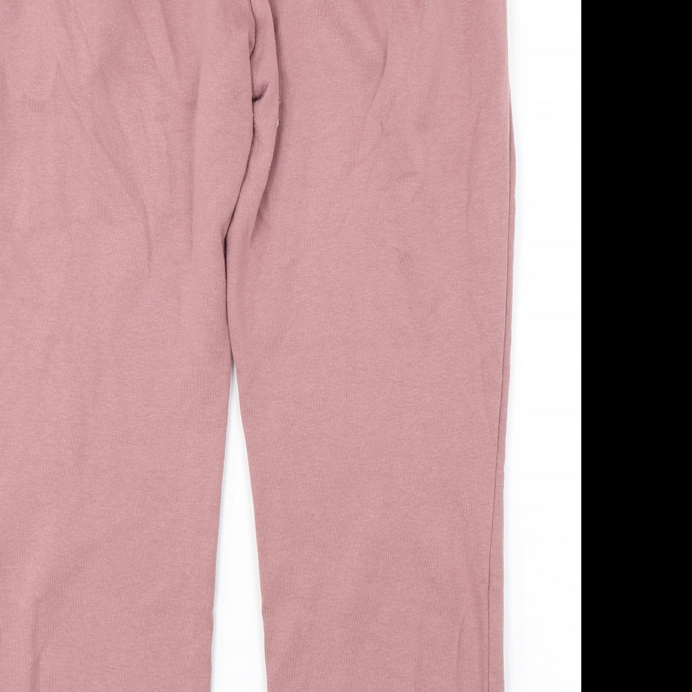 Very Womens Pink  Polyester Sweatpants Trousers Size 16 L28 in Regular Drawstring
