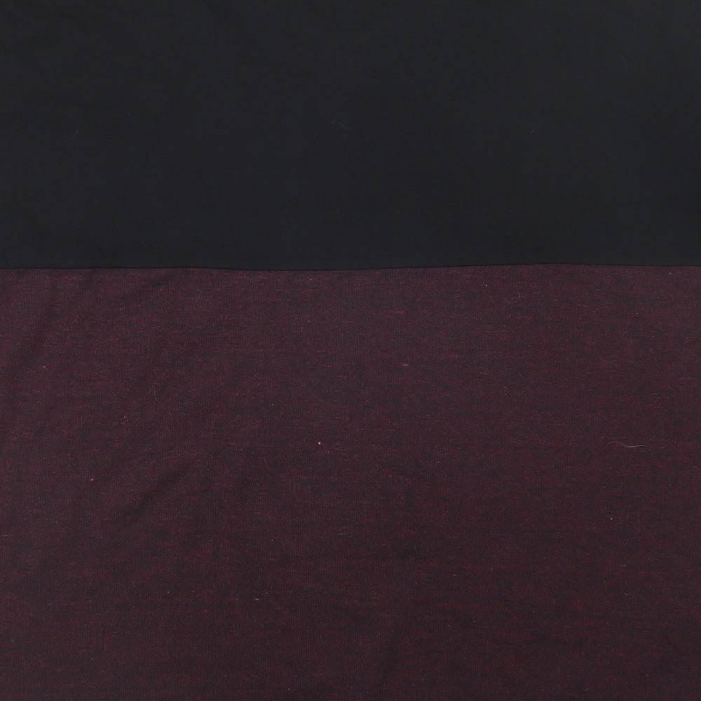 McKenzie Mens Purple Colourblock Cotton  Polo Size 2XL Collared Button