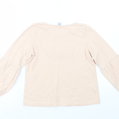 TU Girls Pink  Cotton Pullover Sweatshirt Size 8 Years  Pullover - Love