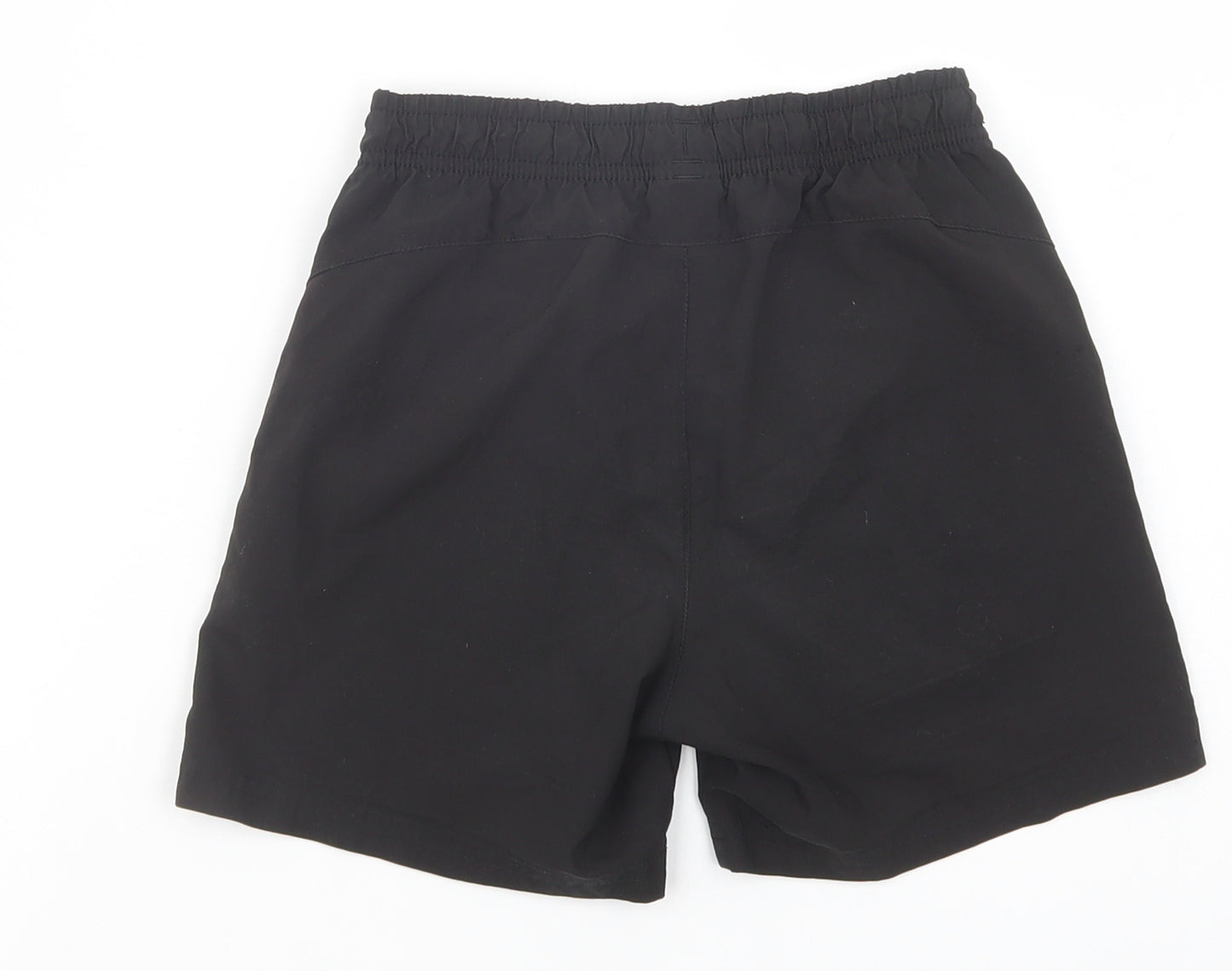 PUMA Girls Black  Polyester Sweat Shorts Size 7-8 Years  Regular