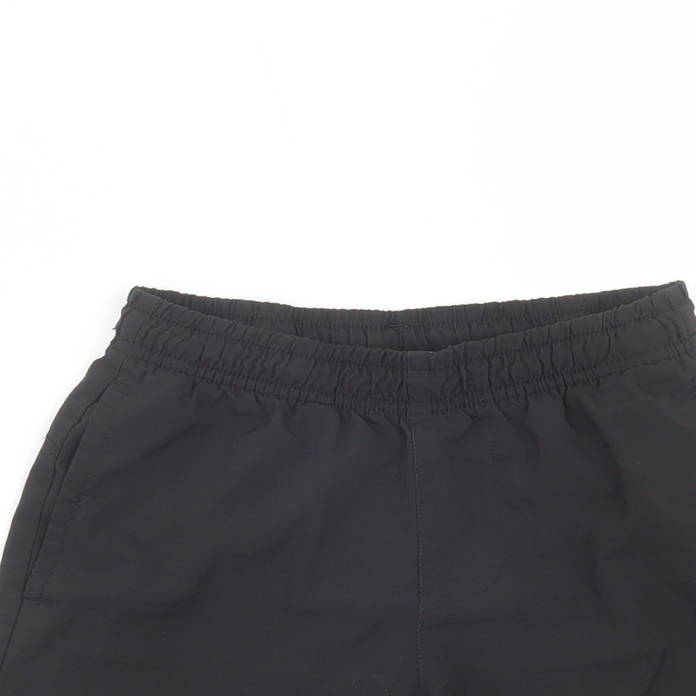 PUMA Girls Black  Polyester Sweat Shorts Size 7-8 Years  Regular