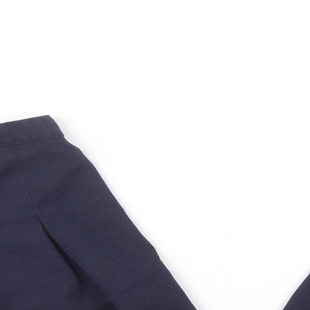 George Girls Blue  Polyester Pleated Skirt Size 5-6 Years  Regular Button - School Wear Set