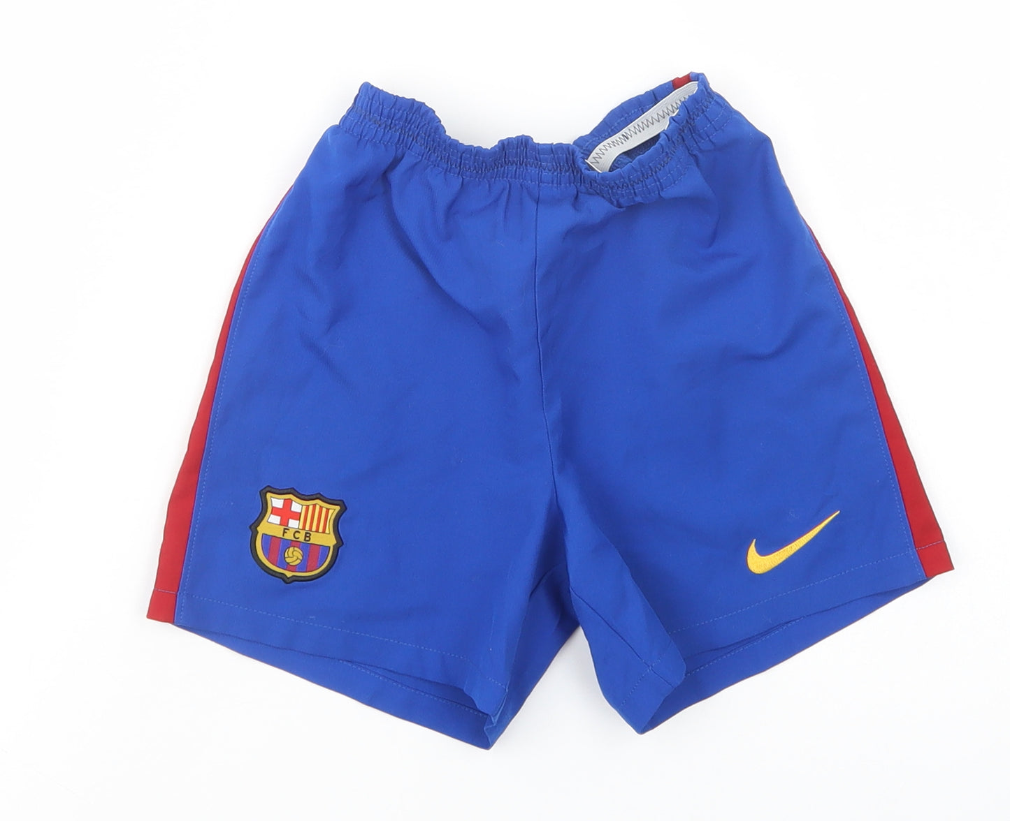 Nike Boys Blue  Polyester Sweat Shorts Size 5-6 Years  Regular  - FCB