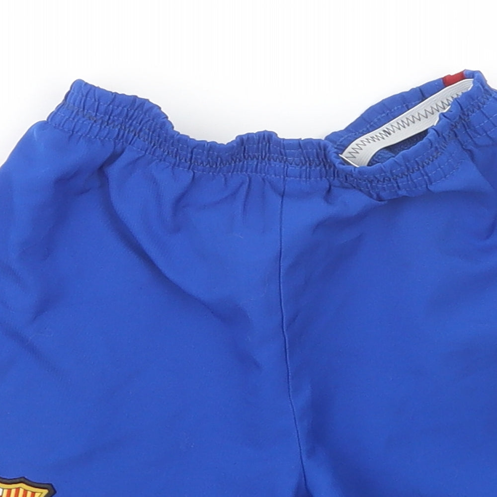 Nike Boys Blue  Polyester Sweat Shorts Size 5-6 Years  Regular  - FCB