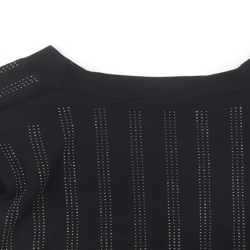 River Island Womens Black  Cotton Pullover Sweatshirt Size XS  Pullover