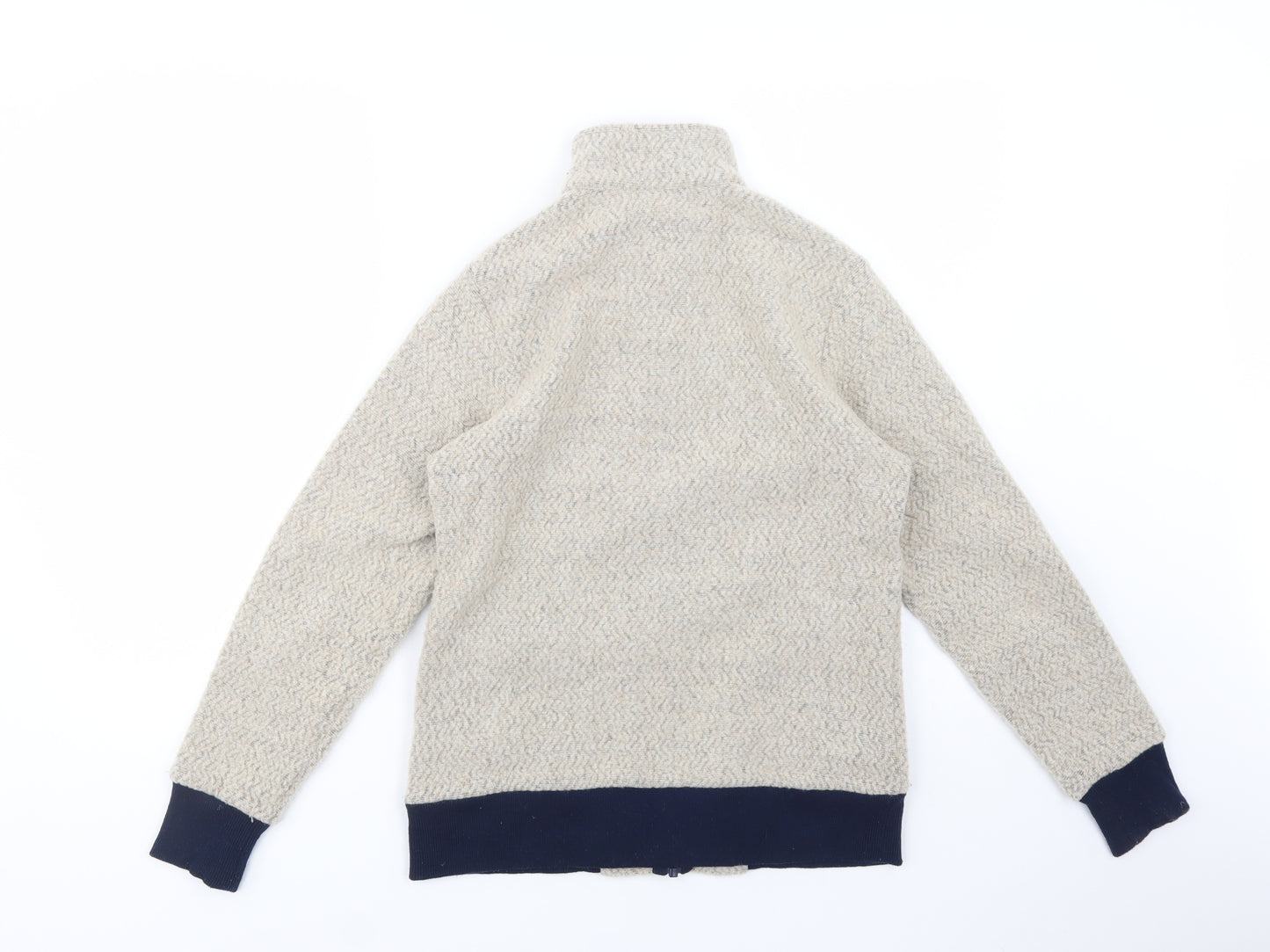 Patagonia Womens Beige  Polyester Full Zip Sweatshirt Size S  Zip