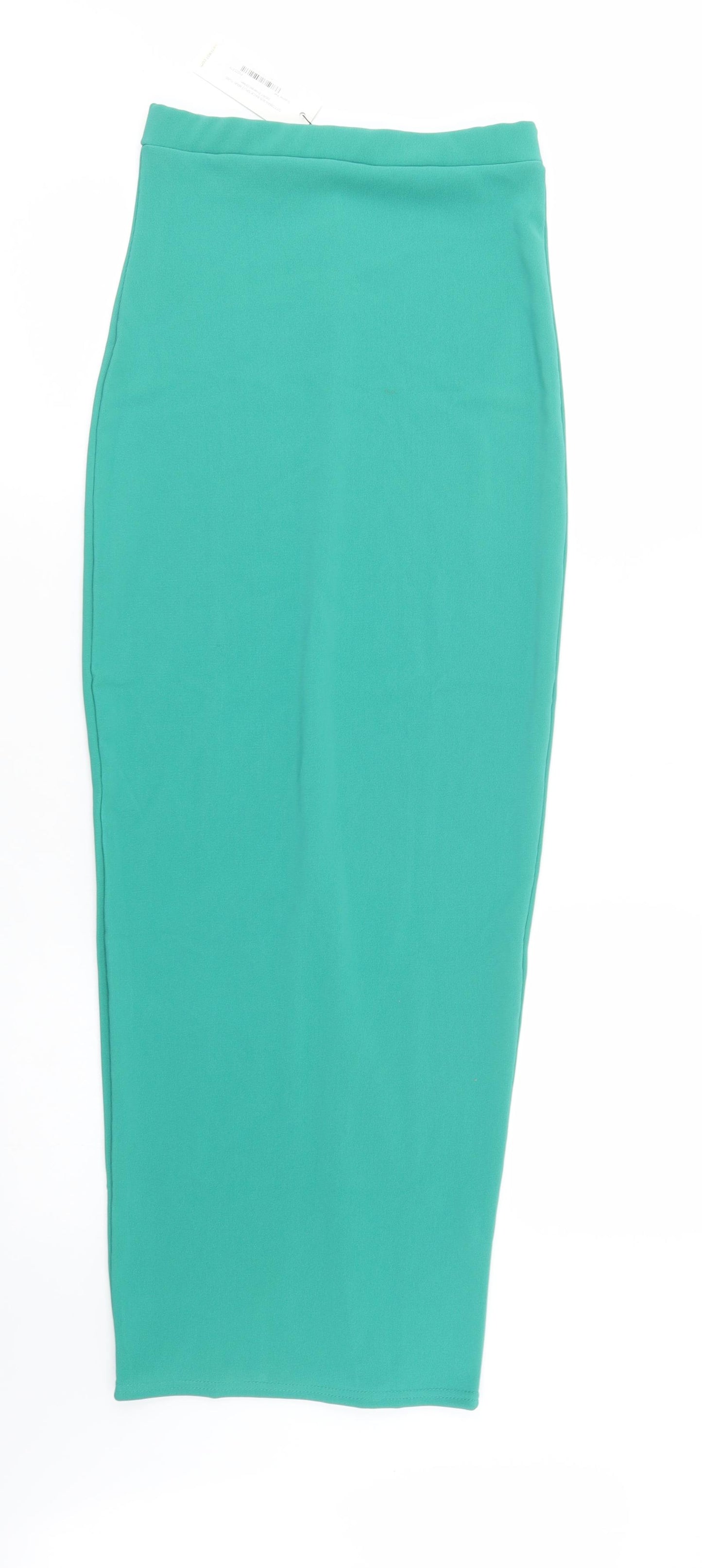 I Saw It First  Womens Green  Polyester Maxi Skirt Size 8