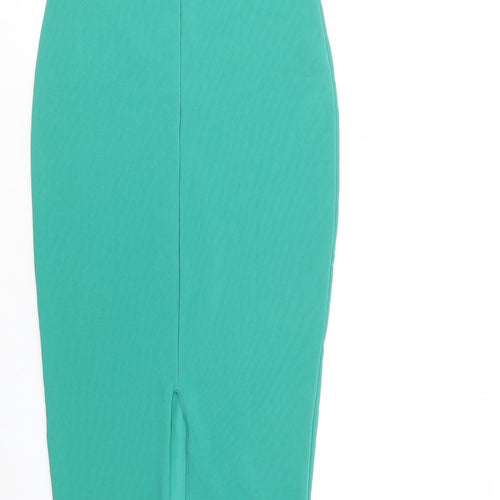 I Saw It First  Womens Green  Polyester Maxi Skirt Size 8