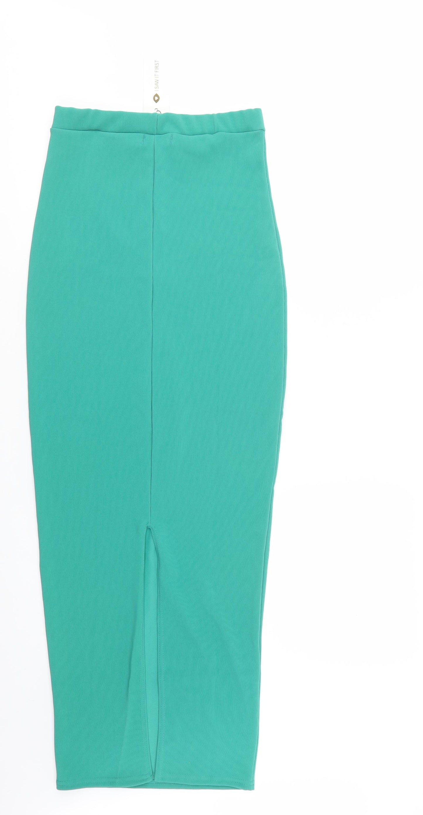 I Saw It First  Womens Green  Polyester Maxi Skirt Size 8